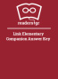 Link Elementary Companion Answer Key