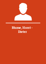 Blume Horst - Dieter