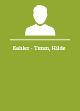 Kahler - Timm Hilde