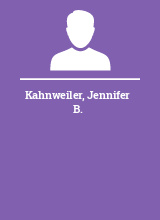 Kahnweiler Jennifer B.