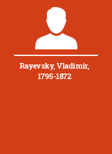 Rayevsky Vladimir 1795-1872