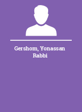 Gershom Yonassan Rabbi