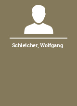 Schleicher Wolfgang