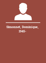 Simonnet Dominique 1945-