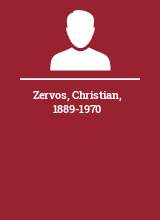 Zervos Christian 1889-1970
