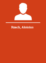 Rzach Aloisius