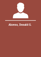 Ahrens Donald G.
