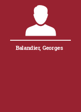 Balandier Georges