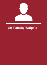 Sri Rahula Walpola