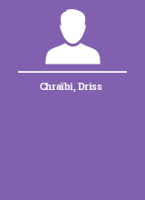 Chraïbi Driss