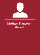 Matthys François - Gérard