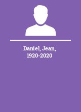 Daniel Jean 1920-2020