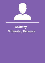 Geoffroy - Schneiter Bérénice