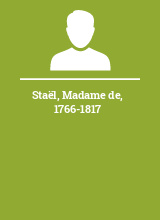 Staël Madame de 1766-1817