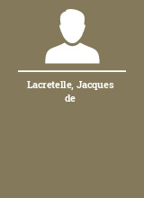 Lacretelle Jacques de