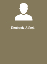 Heubeck Alfred