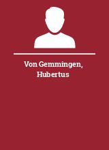 Von Gemmingen Hubertus