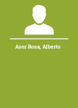 Asor Rosa Alberto