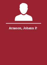 Arnason Johann P.