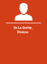 De La Boétie Étienne