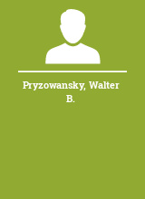 Pryzowansky Walter B.