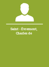Saint - Évremont Charles de
