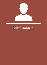 Bowlt John E.