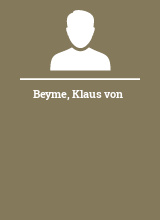 Beyme Klaus von