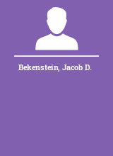 Bekenstein Jacob D.