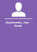 Chamboredon Jean - Claude