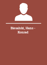 Biesalski Hans - Konrad