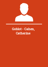 Goblot - Cahen Catherine