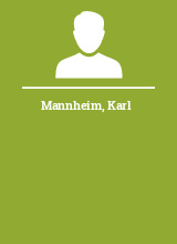 Mannheim Karl