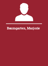 Baumgarten Marjorie
