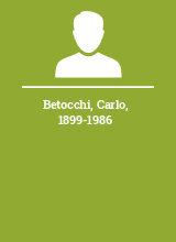 Betocchi Carlo 1899-1986
