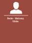 Becks - Malorny Ulrike