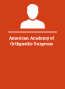 American Academy of Orthpaedic Surgeons